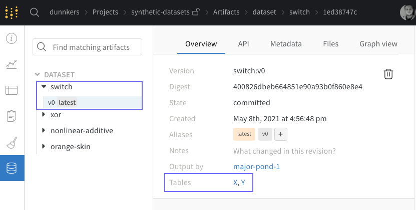 wandb adapter artifact example